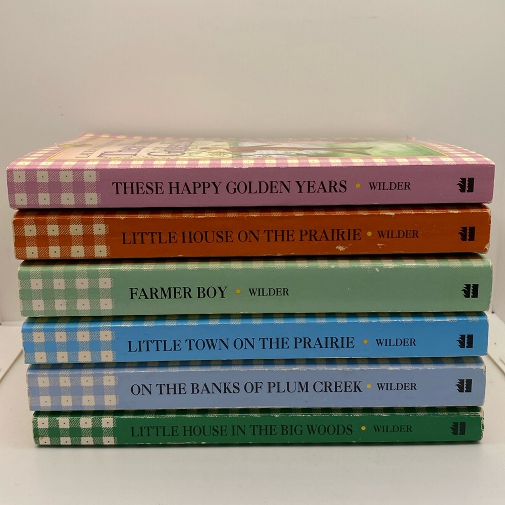 Set of 6 Little House On The Prairie Books Series Laura Ingalls Wilder